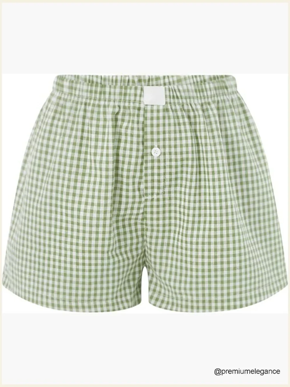 Y2k Plaid Pajama Shorts Women Boxer Lounge Sleep Comfy Casual Gingham